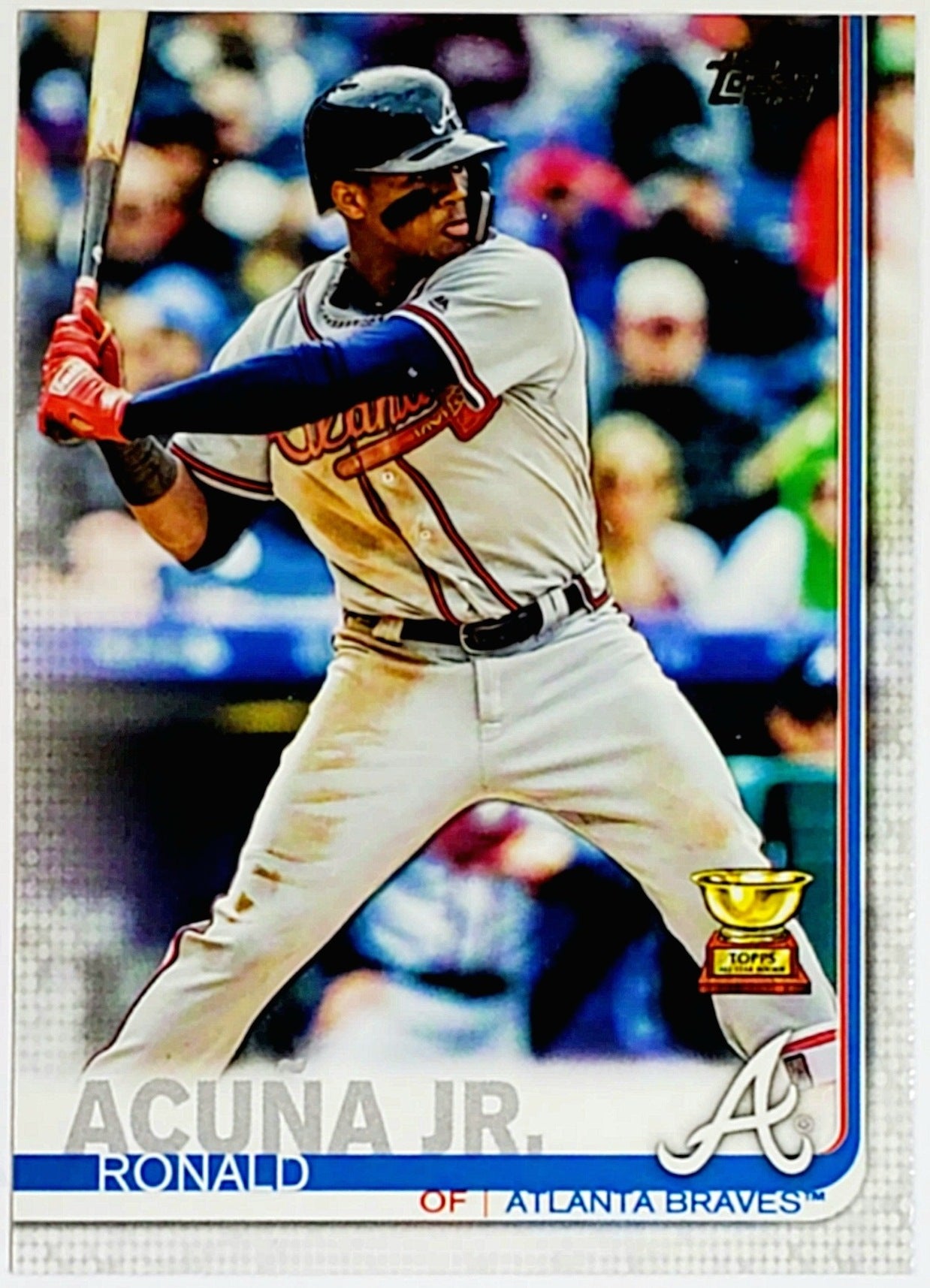 2019 TOPPS CLEARLY AUTHENTIC Ronald Acuna Jr. Auto #/75 ATLANTA 