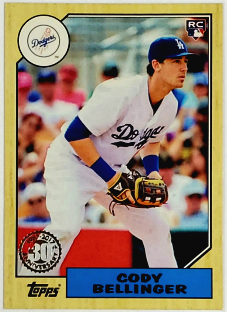 Cody Bellinger Rookie 1987 Topps Retro 2017 Topps Update #US87-34