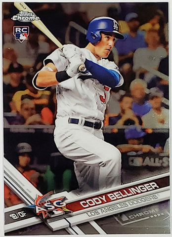 Bellinger, Cody, Rookie, 2017, Topps, Chrome, Update, HMT81, 81, RC, ROY, MVP, World Series, Los Angeles, Dodgers, Chicago, Cubs, Phenom, Stolen Bases, Speed, Power, Home Runs, Slugger, RC, Baseball, MLB, Baseball Cards