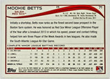 Betts, Mookie, Rookie, 2014, Topps, Pro Debut, 71, RC, MVP, All-Star, Batting Title, World Series, Title, Stolen Bases, Speed, Power, Boston, Red Sox, Los Angeles, Dodgers, Home Runs, Slugger, RC, Baseball, MLB, Baseball Cards