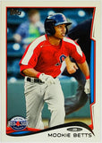 Betts, Mookie, Rookie, 2014, Topps, Pro Debut, 71, RC, MVP, All-Star, Batting Title, World Series, Title, Stolen Bases, Speed, Power, Boston, Red Sox, Los Angeles, Dodgers, Home Runs, Slugger, RC, Baseball, MLB, Baseball Cards