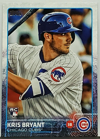 Bryant, Rookie, Kris, Topps, Series 2, SP, Short Print, Close Up, ROY, MVP, Chicago, Cubs, Memorabilia, Collectibles, Home Runs, Slugger, RC, Baseball, MLB, Baseball Cards