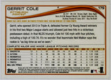 Cole, Gerrit, Rookie, Future Stars, Red Hot Foil, Refractor, 2014, Topps, 179, RC, Topps, Cy Young, Chef G, ERA Title, World Series, Bronx Bombers, Pittsburgh, Pirates, Houston, Astros, New York, Yankees, Pitcher, Strikeouts, Ks, Baseball, MLB, RC, Baseball Cards