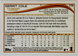 Cole, Gerrit, Rookie, Future Stars, Red Hot Foil, Refractor, 2014, Topps, 179, RC, Topps, Cy Young, Chef G, ERA Title, World Series, Bronx Bombers, Pittsburgh, Pirates, Houston, Astros, New York, Yankees, Pitcher, Strikeouts, Ks, Baseball, MLB, RC, Baseball Cards