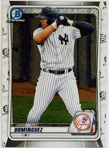 Dominguez, Jasson, Jason, Rookie, 2020, Bowman, Chrome, Prospects, BCP-243, BCP243, Topps, RC, The Martian, Futures Game, New York, Yankees, Bronx, Bombers, Home Runs, Slugger, RC, Baseball, MLB, Baseball Cards