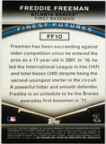 Freeman, Freddie, Rookie, 2011, Bowman, Finest, Futures, FF-10, FF10, RC, Topps, MVP, 1st Base, First Base, Atlanta, Braves, Los Angeles, Dodgers, World Series, Home Runs, Slugger, RC, Baseball, MLB, Baseball Cards