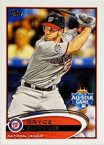 Bryce Harper Rookie 2012 Topps Update #US299 Nationals ASG MVP