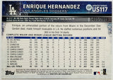 Hernandez, Enrique, Rookie, Kiké, Gold, Short Print, SP, Serial, Numbered, 2015, Topps, Update, US117, Los Angeles, Dodgers, Boston, Red Sox, World Series, Memorabilia, Collectibles, Home Runs, Slugger, RC, Collectible, Baseball, MLB, Baseball Cards