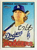 Hernandez, Enrique, Rookie, Kiké, 2016, Topps, Heritage, High, Numbers, 529, Short Print, SP, Los Angeles, Dodgers, Boston, Red Sox, World Series, Home Runs, Slugger, RC, Collectible, Baseball, MLB, Baseball Cards