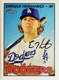 Hernandez, Enrique, Rookie, Kiké, 2016, Topps, Heritage, High, Numbers, 529, Short Print, SP, Los Angeles, Dodgers, Boston, Red Sox, World Series, Home Runs, Slugger, RC, Collectible, Baseball, MLB, Baseball Cards