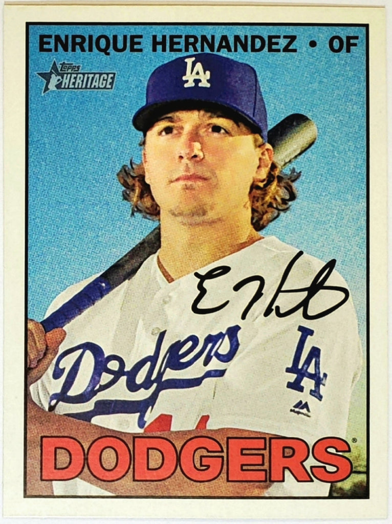 Kiké Hernandez SP High Numbers 2016 Topps Heritage #529, Dodgers