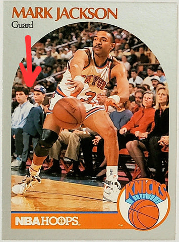 Jackson, Mark, Error, Menendez, Brothers, Twins, 1990, Hoops, 205, ROY, All-Star, Point Guard, New York, Knicks, Basketball, Points, Hobby, NBA, Basketball Cards