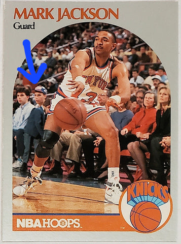 Jackson, Mark, Error, Menendez, Brothers, Twins, 1990, Hoops, 205, ROY, All-Star, Point Guard, New York, Knicks, Collectible, Basketball, Points, Hobby, NBA, Basketball Cards