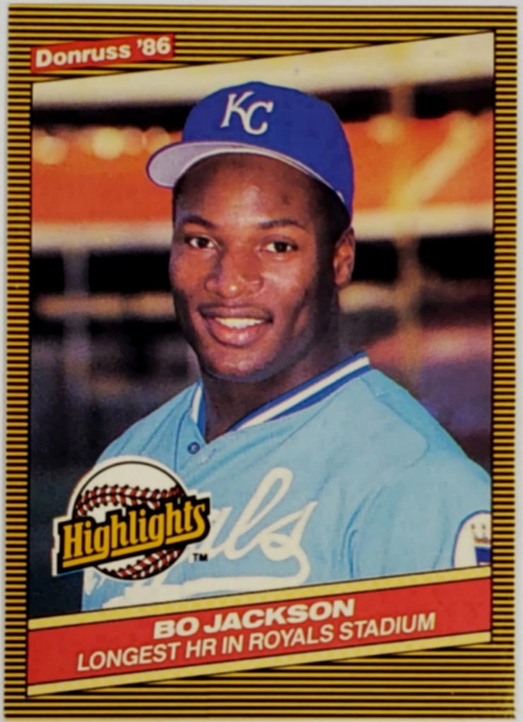 Bo Jackson Rookie 1986 Donruss Highlights #43 Royals 2-Sport