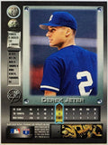 Jeter, Derek, Rookie, Foil, 1996, Metal, Universe, 87, Fleer, Skybox, HOF, ROY, Rookie Of The Year, Captain, Shortstop, New York, Yankees, World Series, Bronx, Bombers, Bronx Bombers, Collectible, Home Runs, Slugger, RC, Baseball, MLB, Baseball Cards
