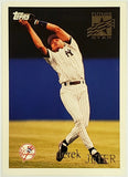 Jeter, Derek, Rookie, Future Star, 1996, Topps, 219, HOF, ROY, Rookie Of The Year, All-Star, WAR, Captain, Shortstop, New York, Yankees, World Series, Bronx, Bombers, Bronx Bombers, Home Runs, Slugger, RC, Baseball, MLB, Baseball Cards