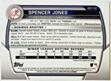 Jones, Spencer, Rookie, 1st Bowman, First, Mojo, Refractor, Mega, Mega Box, Variation, 2023, Bowman, Chrome, Prospects, BCP139, BCP-139, Topps, RC, Prospect, Draft, New York, Yankees, Bronx, Bombers, Collectibles, Home Runs, Slugger, RC, Baseball, MLB, Baseball Cards