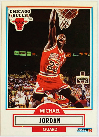 Jordan, Michael, 1990, Fleer, Basketball, 26, HOF, ROY, MVP, All-Star, Finals, GOAT, Chicago, Bulls, Wizards, Finals, Champ, Basketball, Points, Hobby, NBA, Basketball Cards