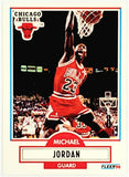 Jordan, Michael, 1990, Fleer, Basketball, 26, HOF, ROY, MVP, All-Star, Finals, GOAT, Chicago, Bulls, Wizards, Finals, Champ, Basketball, Points, Hobby, NBA, Basketball Cards