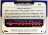 Judge, Aaron, Rookie, Flagship, 2015, Bowman, Draft, 150, Topps, RC, MVP, ROY, Rookie Of The Year, All-Star, Silver Slugger, Home Run Derby Champ, All Rise, New York, Yankees, Bronx Bombers, Collectible, Home Runs, Slugger, RC, Baseball, MLB, Baseball Cards
