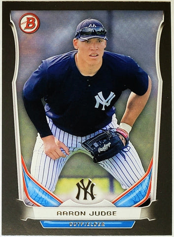 Judge, Aaron, Rookie, Black, Border, Asia, Variation, SP, Short Print, 2014, Bowman, TP-39, TP39, Draft, Prospect, Topps, RC, MVP, ROY, Rookie Of The Year, All-Star, Silver Slugger, Home Run Derby Champ, All Rise, New York, Yankees, Bronx Bombers, Collectibles, Home Runs, Slugger, RC, Baseball, MLB, Baseball Cards