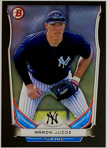 Judge, Aaron, Rookie, Black, Border, Asia, Variation, SP, Short Print, 2014, Bowman, TP-39, TP39, Draft, Prospect, Topps, RC, MVP, ROY, Rookie Of The Year, Home Run Derby, New York, Yankees, Bronx Bombers, Home Runs, Slugger, RC, Baseball, MLB, Baseball Cards