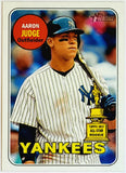 Judge, Aaron, Rookie Trophy, Rookie Cup, 2018, Topps, Heritage, RC, MVP, ROY, Rookie Of The Year, Home Run Derby, New York, Yankees, Bronx Bombers, Home Runs, Slugger, RC, Baseball, MLB, Baseball Cards
