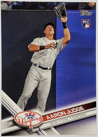 Judge, Aaron, Rookie, Flagship, 2017, Topps, Base, 287, RC, Topps, MVP, ROY, Rookie Of The Year, All-Star, Silver Slugger, Home Run Derby Champ, All Rise, New York, Yankees, Bronx Bombers, Memorabilia, Collectibles, Home Runs, Slugger, RC, Baseball, MLB, Baseball Cards