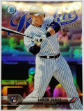Judge, Aaron, Rookie, Refractor, 2017, Bowman, Chrome, ROY Favorites, ROYF-9. ROYF9, RC, Topps, MVP, ROY, Rookie Of The Year, All-Star, Silver Slugger, Home Run Derby Champ, All Rise, New York, Yankees, Bronx Bombers, Memorabilia, Collectibles, Home Runs, Slugger, RC, Baseball, MLB, Baseball Cards
