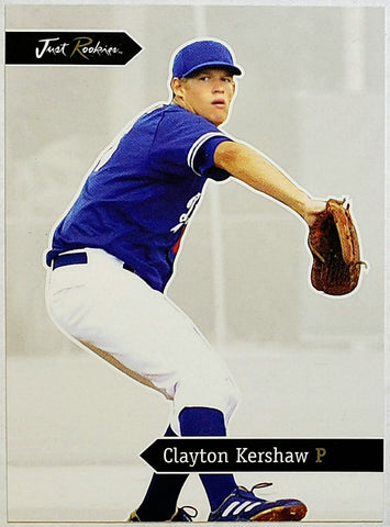 Kershaw, Clayton, Rookie, 2006, Just Rookies, JR-23, JR23, 23, Just Minors, RC, Cy Young, MVP, All-Star, ERA Title, Gold Glove, Claw, World Series, Pitcher, Los Angeles, Dodgers, Collectible, Pitcher, Strikeouts, Ks, Baseball, MLB, RC, Baseball Cards