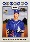 Kershaw, Clayton, Rookie, 2008 Retro, 2008, Topps, Archives, Topps Rookie History, UH240, NNO, RC, Cy Young, MVP, ERA Title, Gold Glove, Claw, World Series, Pitcher, Los Angeles, Dodgers, Memorabilia, Collectibles, Pitcher, Strikeouts, Ks, Baseball, MLB, RC, Baseball Cards