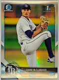 McClanahan, Shane, Rookie, 1st Bowman, First, Refractor, Variation, 2018, Bowman, Chrome, Draft, BDC9, BDC-9, Topps, RC, Prospect, Draft, Tampa, Tampa Bay, Rays, Memorabilia, Collectibles, Pitcher, Strikeouts, Ks, Baseball, MLB, RC, Baseball Cards