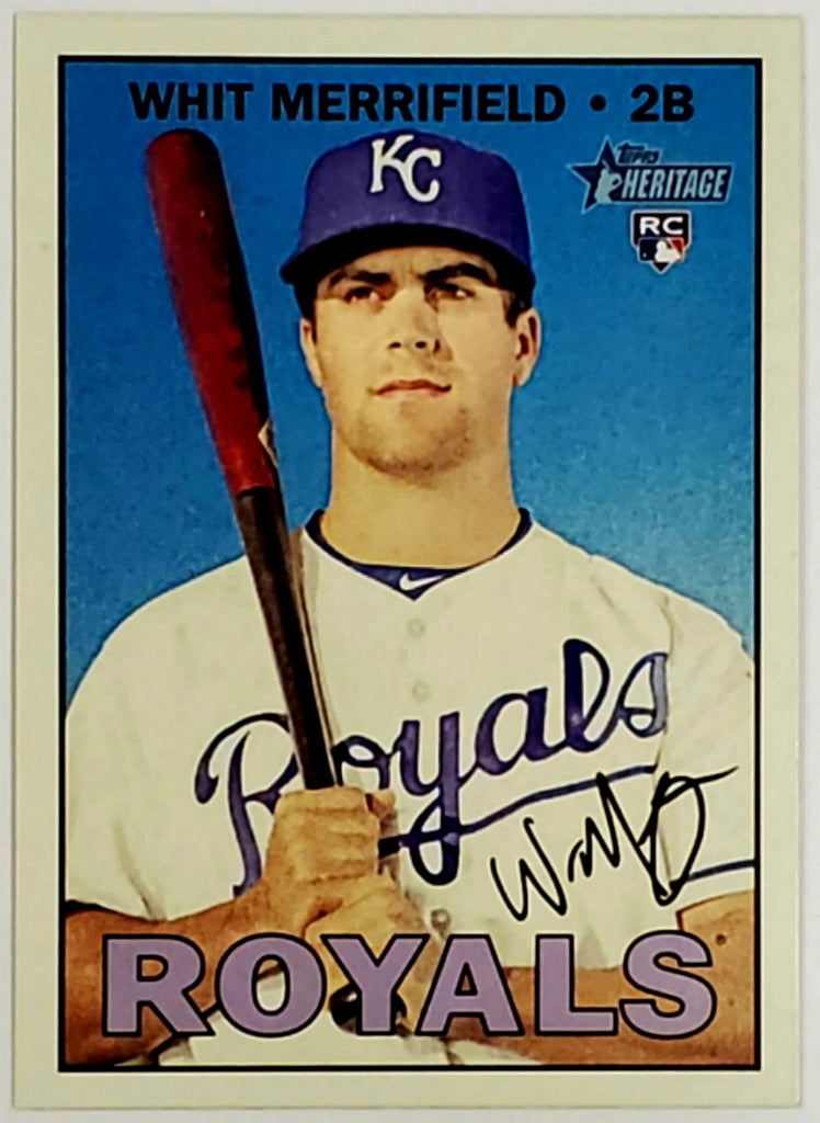 Whit Merrifield Rookie SP 2016 Topps Heritage High Numbers #683 Royals
