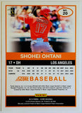 Ohtani, Shohei, Big Head, Retro, 2019, Score, 20, Panini, Rookie Of The Year, ROY, MVP, Pitcher, 2-Way, Japan, Japanese, Los Angeles, Angels, Anaheim, Dodgers, WBC, Strikeouts, Home Runs, Slugger, RC, Baseball, MLB, Baseball Cards