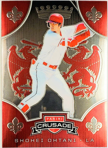 Shohei Ohtani 2nd Year 2019 Panini Crusade #12, Angels MVP, Dodgers CardboardandCoins.com Shohei Ohtani 2nd Year 2019 Panini Crusade #12, Angels MVP, Dodgers CardboardandCoins.com