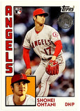 Ohtani, Shohei, Rookie, RC, Symbol, Error, 1984, Retro, Insert, 2019, Topps, Update, 84-25, 2nd Year, Rookie Of The Year, ROY, MVP, Pitcher, 2-Way, Japan, Japanese, Los Angeles, Angels, Anaheim, Strikeouts, Home Runs, Slugger, RC, Baseball, MLB, Baseball Cards