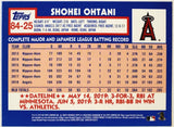 Ohtani, Shohei, Rookie, RC, Symbol, Error, 1984, Retro, 35th, Anniversary, Insert, 2019, Topps, Update, 84-25, Rookie Of The Year, ROY, MVP, Pitcher, Japan, Japanese, Los Angeles, Angels, Anaheim, Dodgers, World Series, WBC, Strikeouts, Collectible, Home Runs, Slugger, RC, Baseball, MLB, Baseball Cards