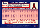 Ohtani, Shohei, Refractor, 1984, 1984 Topps, Retro, 35th Anniversary, Insert, 2019, Topps, Chrome, 84TC-25, 84TC25,Rookie Of The Year, ROY, MVP, Pitcher, 2-Way, Japan, Japanese, Los Angeles, Angels, Anaheim, Strikeouts, Home Runs, Slugger, RC, Baseball, MLB, Baseball Cards