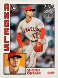 Ohtani, Shohei, Rookie, RC, Symbol, Error, 1984, Retro, 35th, Anniversary, Insert, 2019, Topps, Update, 84-25, Rookie Of The Year, ROY, MVP, Pitcher, Japan, Japanese, Los Angeles, Angels, Anaheim, Dodgers, World Series, WBC, Strikeouts, Collectibles, Home Runs, Slugger, RC, Baseball, MLB, Baseball Cards