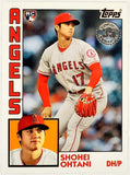Ohtani, Shohei, Rookie, RC, Symbol, Error, 1984, Retro, 35th, Anniversary, Insert, 2019, Topps, Update, 84-25, Rookie Of The Year, ROY, MVP, Pitcher, Japan, Japanese, Los Angeles, Angels, Anaheim, Dodgers, World Series, WBC, Strikeouts, Collectibles, Home Runs, Slugger, RC, Baseball, MLB, Baseball Cards