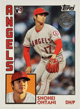Ohtani, Shohei, Rookie, RC, Symbol, Error, 1984, Retro, 35th, Anniversary, Insert, 2019, Topps, Update, 84-25, Rookie Of The Year, ROY, MVP, Pitcher, Japan, Japanese, Los Angeles, Angels, Anaheim, Dodgers, World Series, WBC, Memorabilia, Collectibles, Strikeouts, Home Runs, Slugger, RC, Baseball, MLB, Baseball Cards