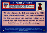 Ohtani, Shohei, Mojo, Refractor, Mega, Box, Silver, Pack, 1984, Retro, 35th, Anniversary, Insert, 2019, Topps, Chrome, T84-17, Rookie Of The Year, ROY, MVP, Pitcher, 2-Way, Japan, Japanese, Los Angeles, Angels, Anaheim, WBC, Strikeouts, Home Runs, Slugger, RC, Baseball, MLB, Baseball Cards