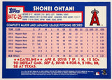 Ohtani, Shohei, Refractor, 1984, Retro, 35th Anniversary, Insert, 2019, Topps, Chrome, 84TC-25, 84TC25, Rookie Of The Year, ROY, MVP, Pitcher, Japan, Japanese, Los Angeles, Angels, Anaheim, Dodgers, World Series, WBC, Memorabilia, Collectible, Strikeouts, Home Runs, Slugger, RC, Baseball, MLB, Baseball Cards