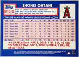Ohtani, Shohei, Refractor, 1984, Retro, 35th Anniversary, Insert, 2019, Topps, Chrome, 84TC-25, 84TC25, Rookie Of The Year, ROY, MVP, Pitcher, Japan, Japanese, Los Angeles, Angels, Anaheim, Dodgers, World Series, WBC, Collectibles, Strikeouts, Home Runs, Slugger, RC, Baseball, MLB, Baseball Cards