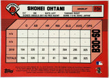 Ohtani, Shohei, 1989, Retro, 30th Anniversary, Insert, 2019, Bowman, Chrome, B30-SO, Topps, Rookie Of The Year, ROY, MVP, Pitcher, Japan, Japanese, Los Angeles, Angels, Anaheim, Dodgers, World Series, WBC, Strikeouts, Memorabilia, Collectible, Strikeouts, Home Runs, Slugger, RC, Baseball, MLB, Baseball Cards