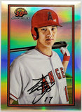 Ohtani, Shohei, 1989, Retro, 30th Anniversary, Insert, 2019, Bowman, Chrome, B30-SO, Topps, Rookie Of The Year, ROY, MVP, Pitcher, Japan, Japanese, Los Angeles, Angels, Anaheim, Dodgers, World Series, WBC, Strikeouts, Memorabilia, Collectible, Strikeouts, Home Runs, Slugger, RC, Baseball, MLB, Baseball Cards