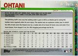 Ohtani, Shohei, Rookie, Cup, Rookie Trophy, All-Star Rookie, Snowflake, Non-Metallic, 2019, Topps, Holiday, HW33, Rookie Of The Year, ROY, MVP, Pitcher, 2-Way, Japan, Japanese, Los Angeles, Angels, Anaheim, Dodgers, World Series, WBC, Memorabilia, Collectibles, Strikeouts, Home Runs, Slugger, RC, Baseball, MLB, Baseball Cards