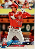 Ohtani, Shohei, Rookie, Debut, 2018, Topps, Update, US285, 285, RC, Rookie Of The Year, ROY, MVP, Pitcher, 2-Way, Japan, Japanese, Los Angeles, Angels, Anaheim, WBC, Strikeouts, Home Runs, Slugger, RC, Baseball, MLB, Baseball Cards