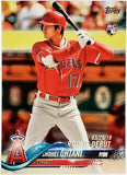 Ohtani, Shohei, Rookie, Debut, 2018, Topps, Update, US285, RC, Rookie Of The Year, ROY, MVP, Pitcher, Japan, Japanese, Los Angeles, Angels, Anaheim, Dodgers, World Series, WBC, Collectibles, Strikeouts, Home Runs, Slugger, RC, Baseball, MLB, Baseball Cards