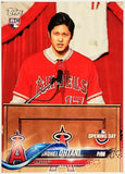 Ohtani, Shohei, Rookie, 2018, Topps, Opening Day, 200, RC, Rookie Of The Year, ROY, MVP, Pitcher, 2-Way, Japan, Japanese, Los Angeles, Angels, Anaheim, Strikeouts, Home Runs, Slugger, RC, Baseball, MLB, Baseball Cards